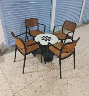 Classic Plastic Table and Chairs