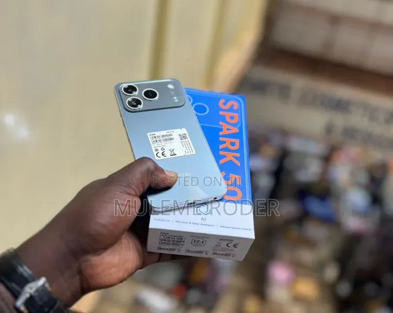 New Tecno Spark 50 128 GB Gray