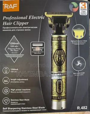 RAF R.482 Professional Electric Cordless Hair Clipper Trimmer