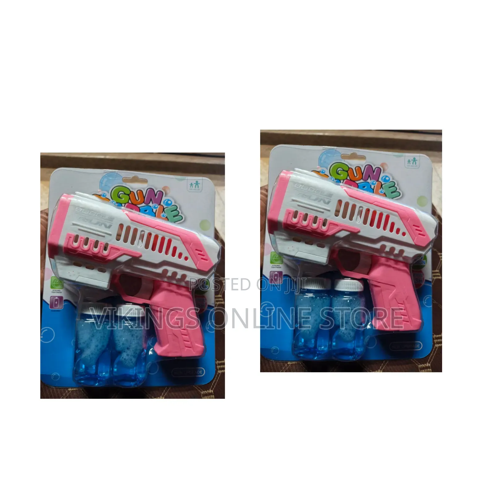 An Automatic Electric Bubble Blaster Toy