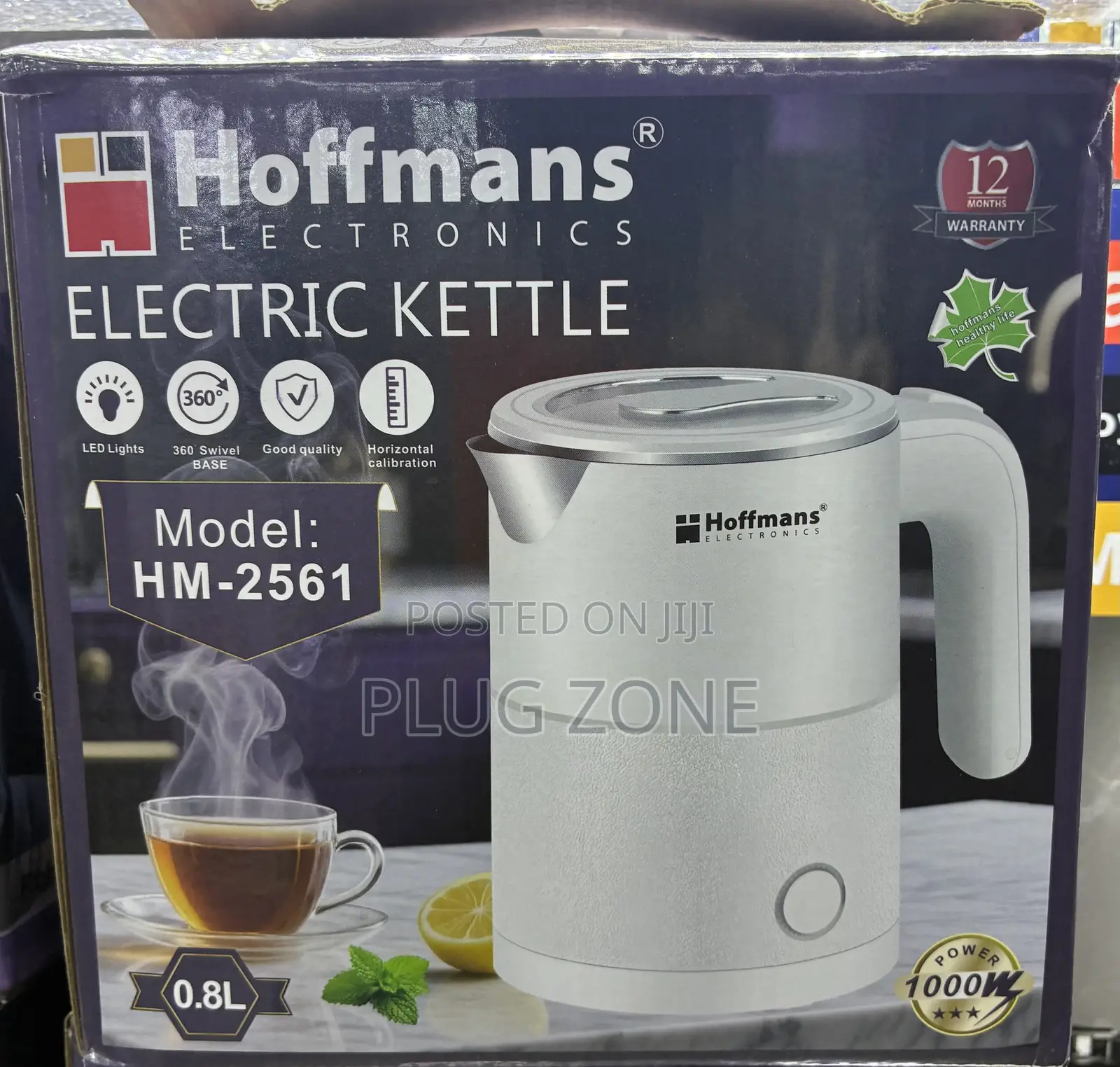 Hoffman Electric Kettle 0.8L HM-2561