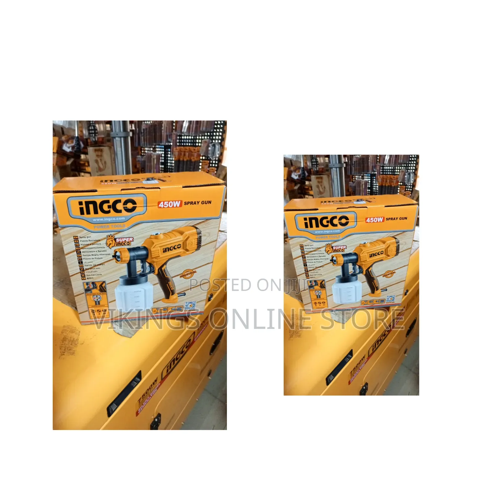 INGCO 450W Electric Spray Gun (Model: SPG3508