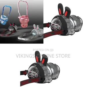 Rabbit Ear Make Sounds Kids Children Plastic Water Bottle