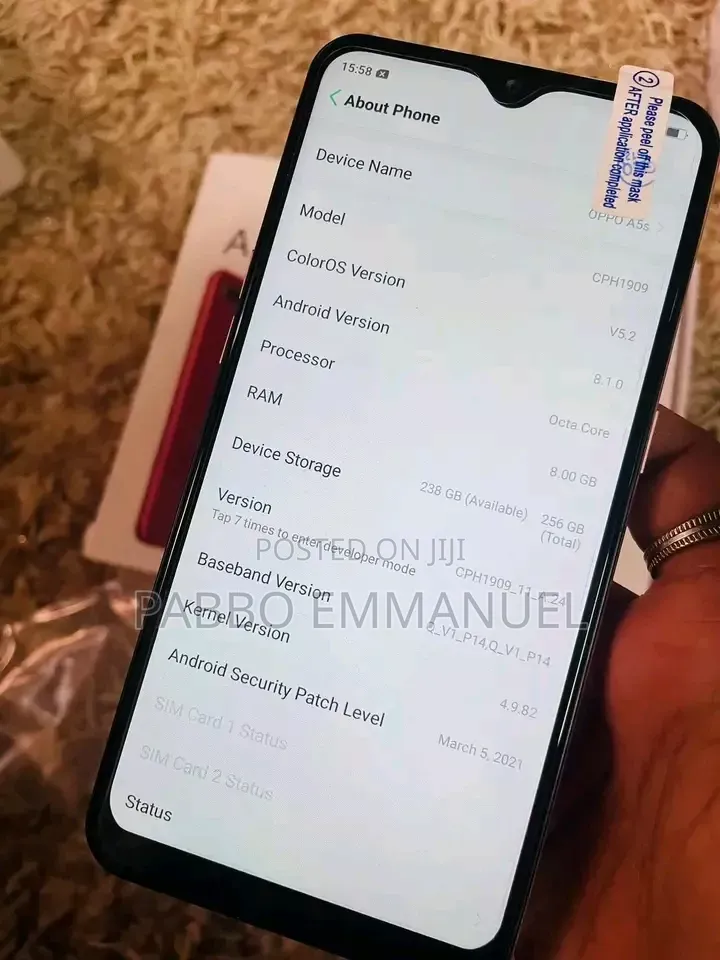 Oppo A5s (AX5s) 64 GB Pink