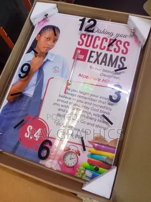 Success Card Gift Clock