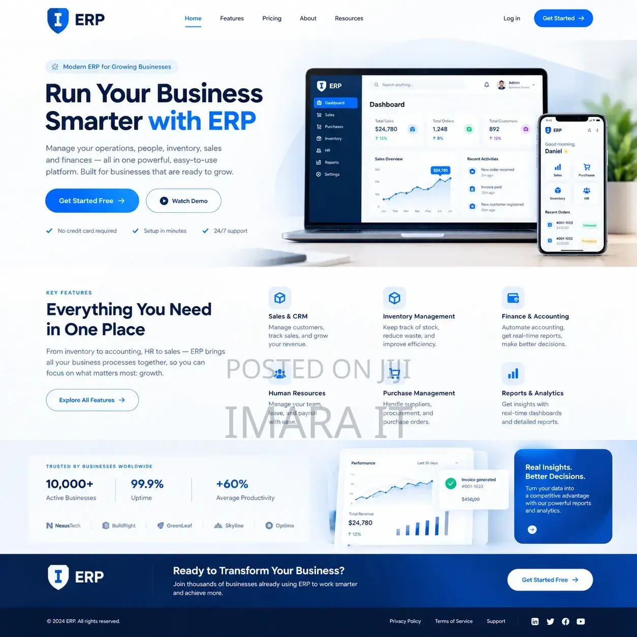 Custom ERP System
