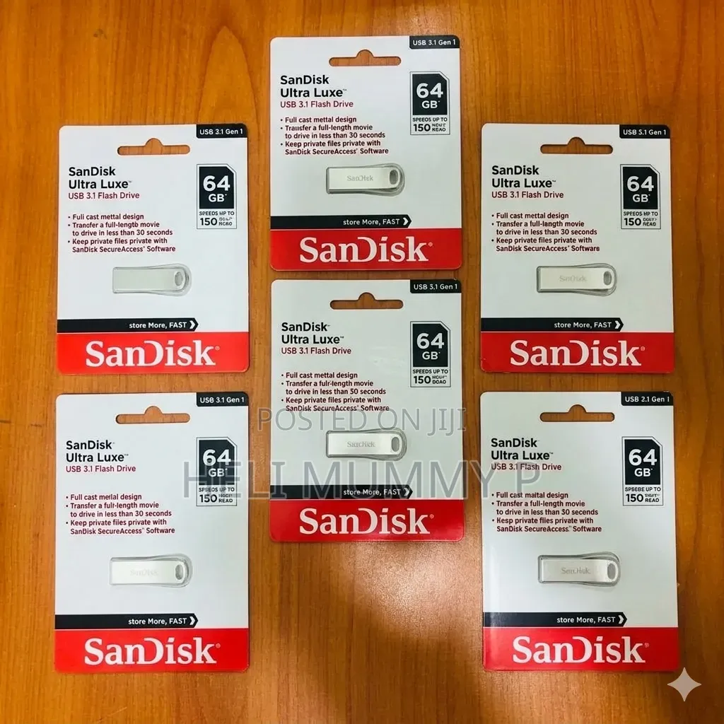 64GB SanDisk Ultra Luxe USB 3.1 Flash Drive