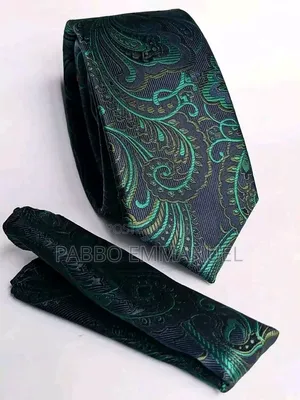 - Purple Floral Woven Silk Rhinestone Necktie 