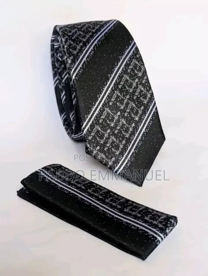 - Purple Floral Woven Silk Rhinestone Necktie 