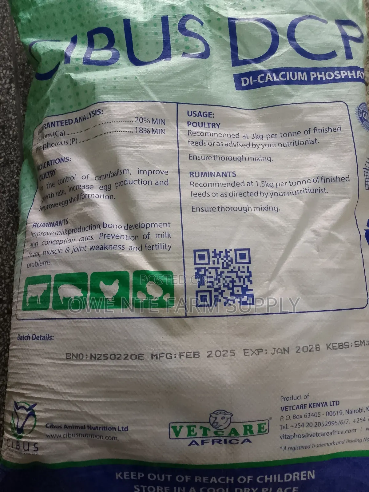 Di Calcium Phosphate 25kg