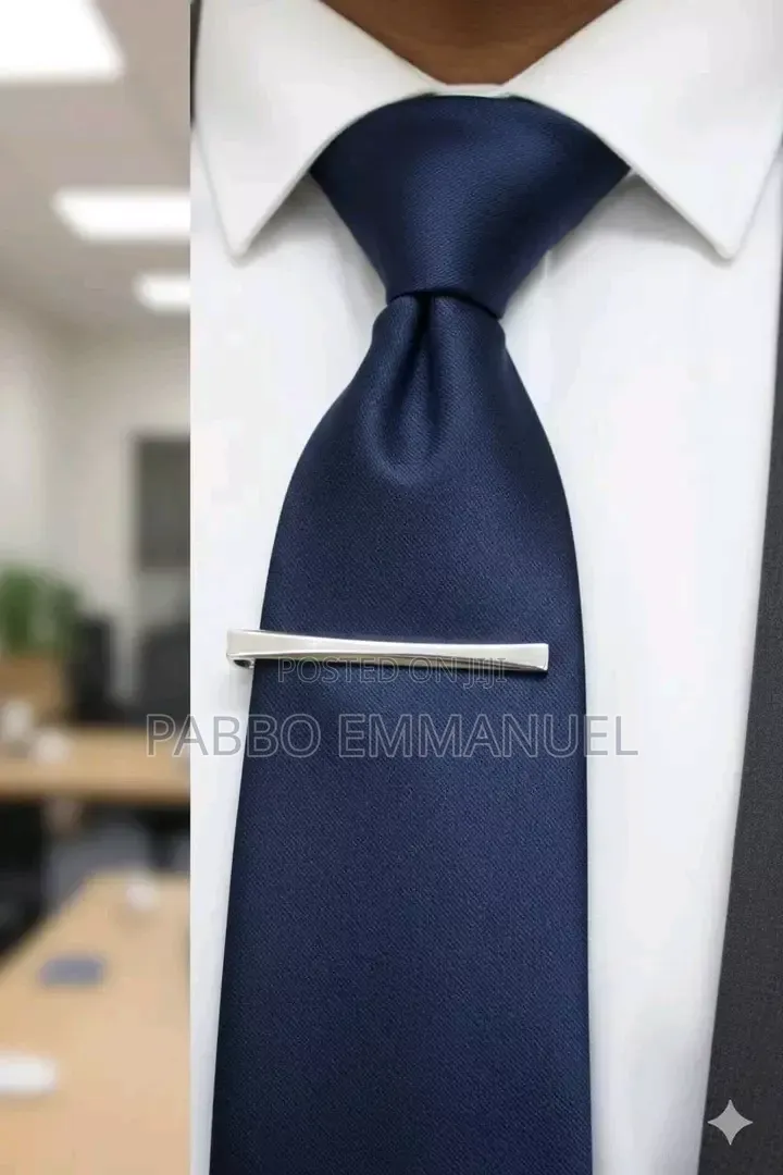 Stylish Steel Necktie Clips
