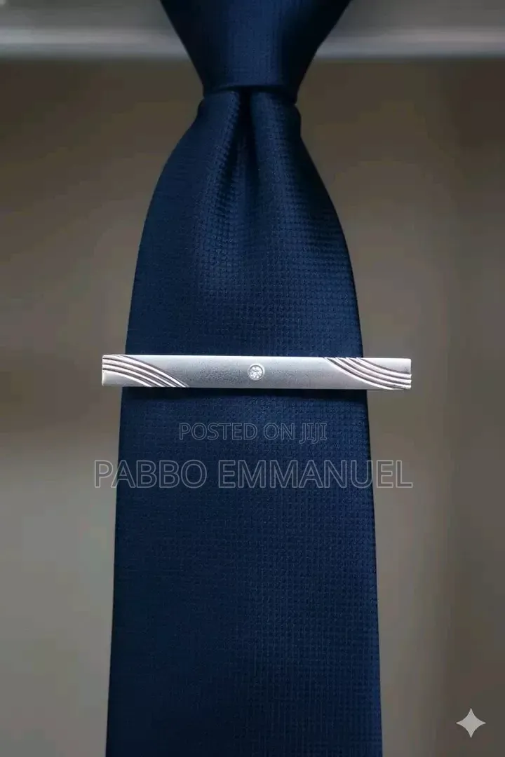 Stylish Steel Necktie Clips