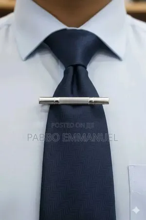 Stylish Steel Necktie Clips
