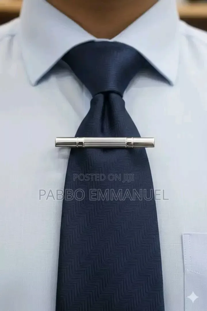 Stylish Steel Necktie Clips