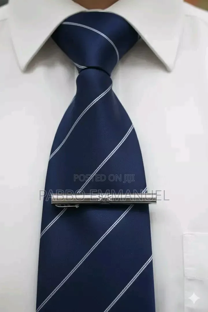 Stylish Steel Necktie Clips