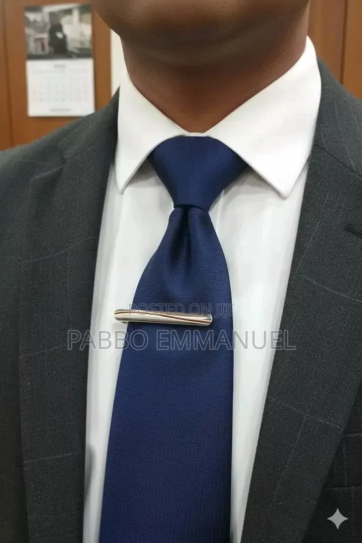 Stylish Steel Necktie Clips