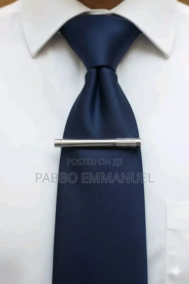 Stylish Steel Necktie Clips