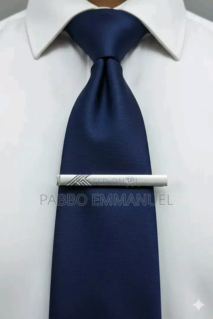 Stylish Steel Necktie Clips