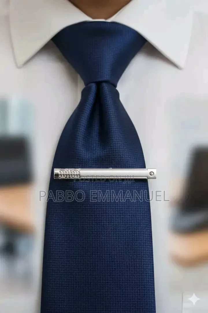 Stylish Steel Necktie Clips
