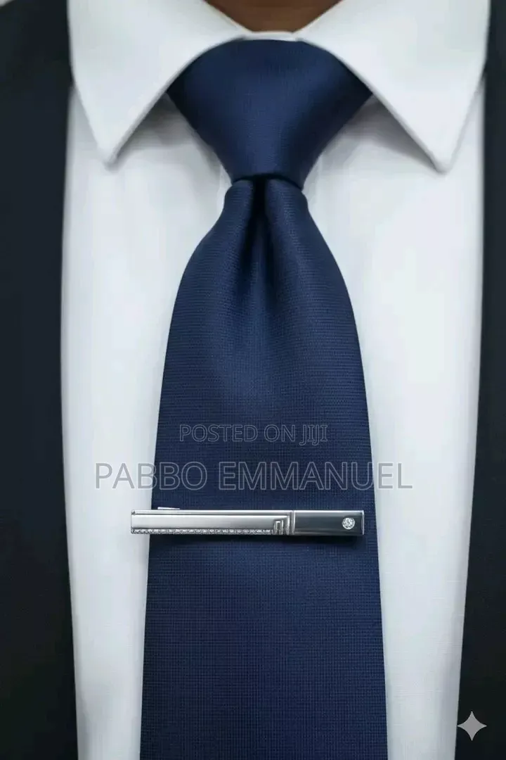 Stylish Steel Necktie Clips