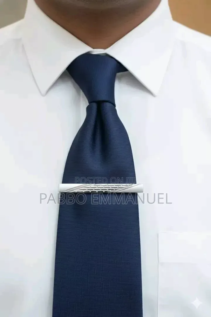 Stylish Steel Necktie Clips