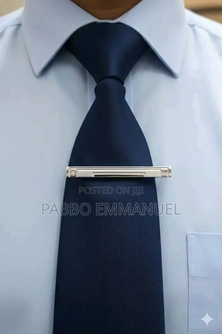 Stylish Steel Necktie Clips