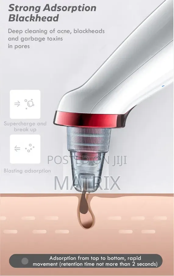Blackhead Remover Vacuum Face Cleaner Pore Vacuum Suction White Heads