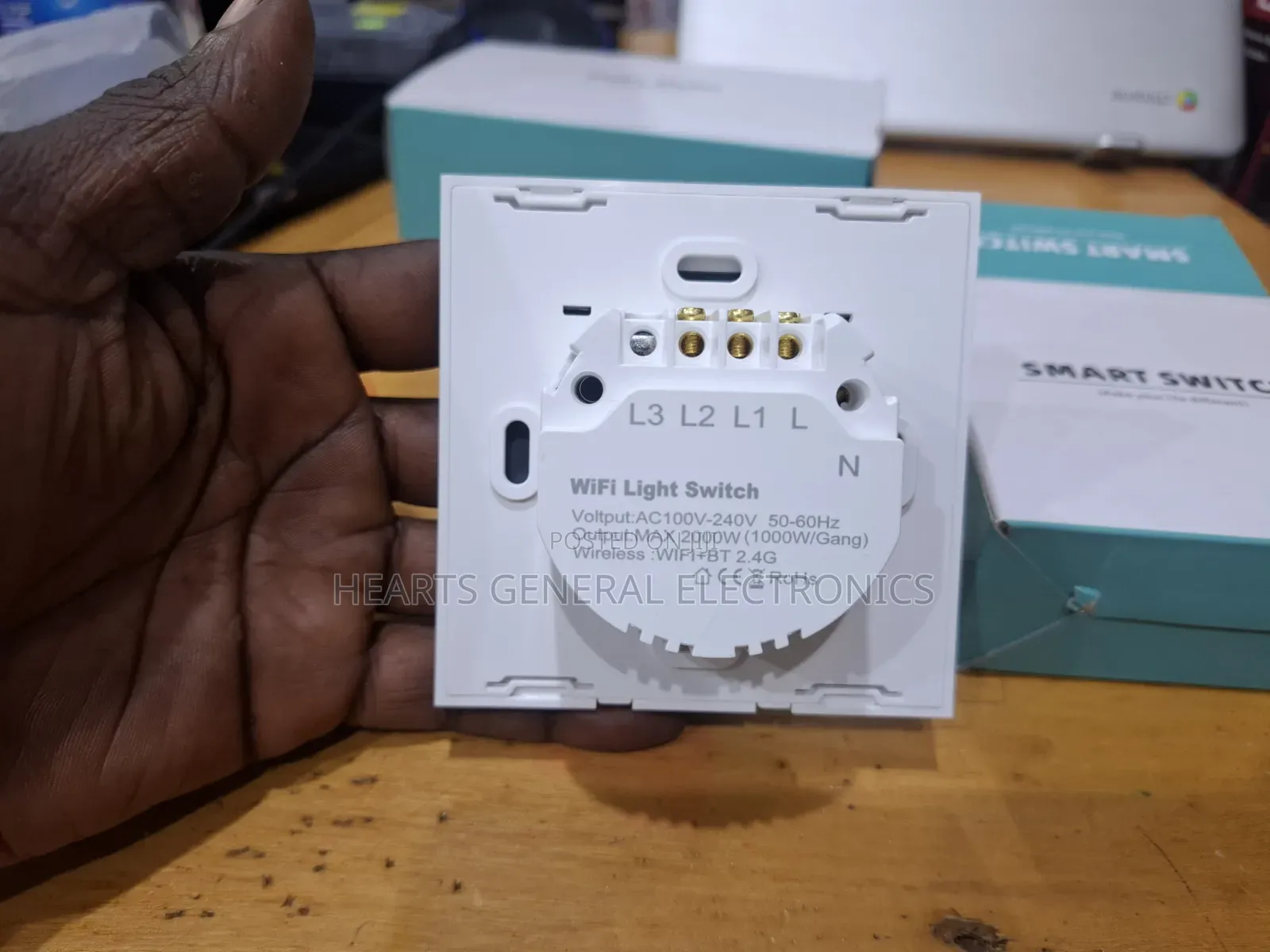 Wifi Smart 2 Gang Switch With Bluetooth