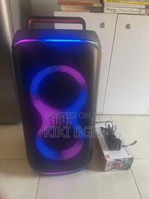 JBL Party Box 120. (USA) With Its Microphones