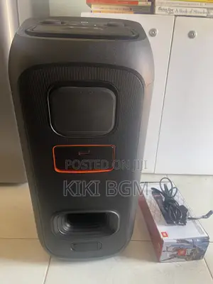 JBL Party Box 120. (USA) With Its Microphones