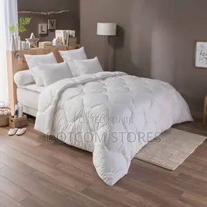 10pcs Plain White Egyptian Cotton Duvet Set.