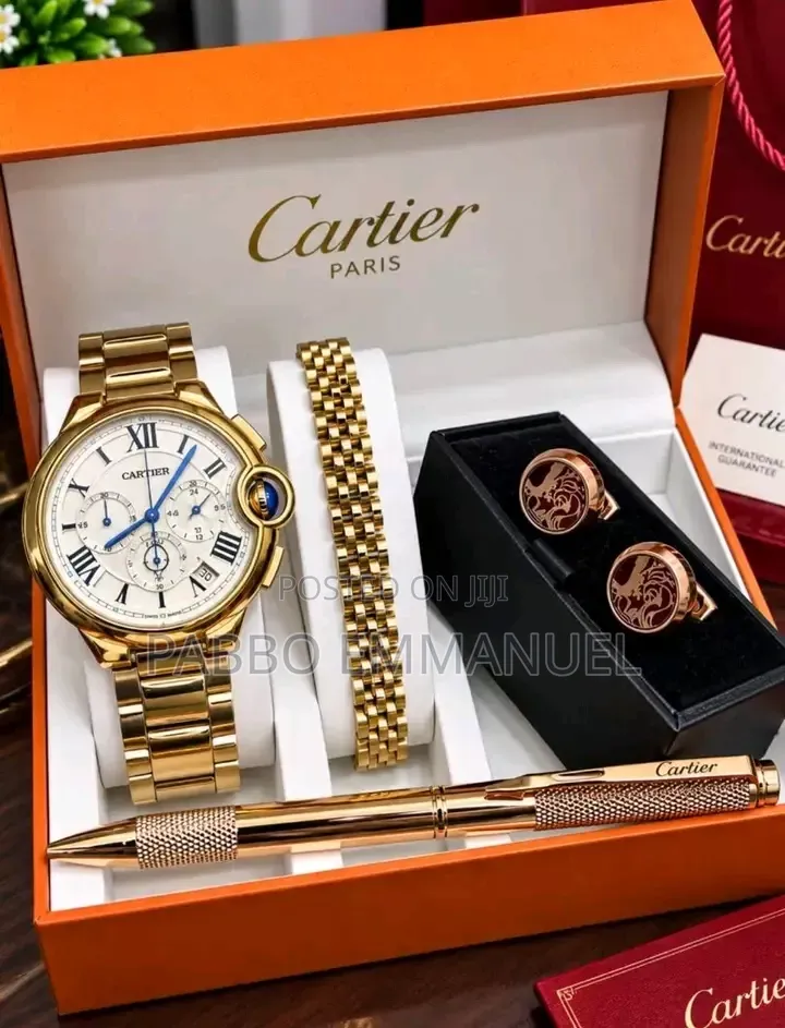 4 in 1 Rolex Hand Watch Set