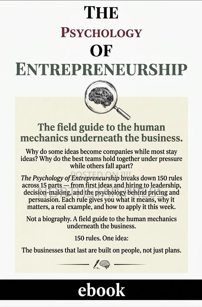 The Psychology of Entrepreneurship