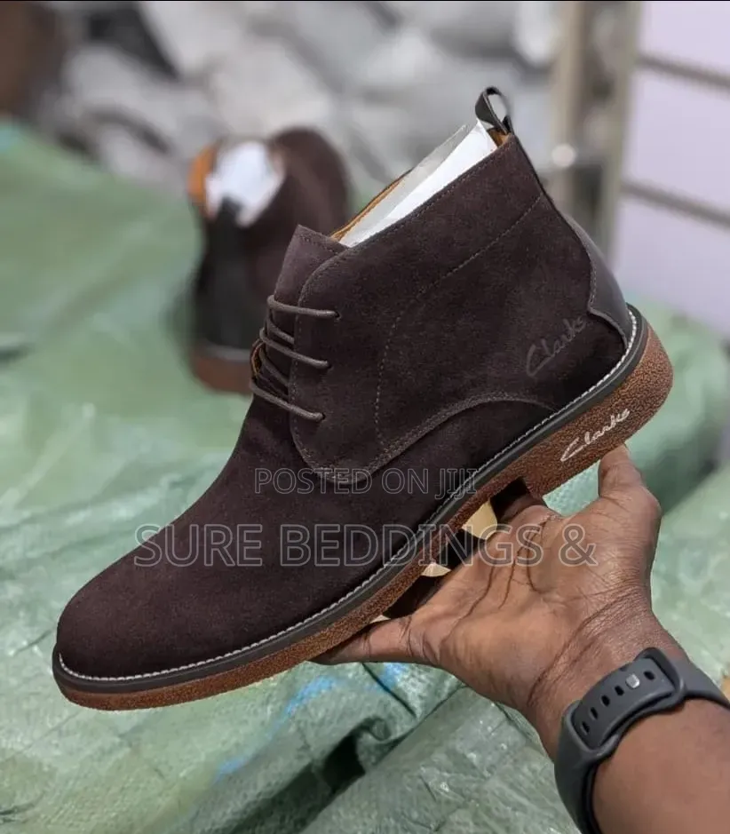 Clarks Suede Ankle Boots