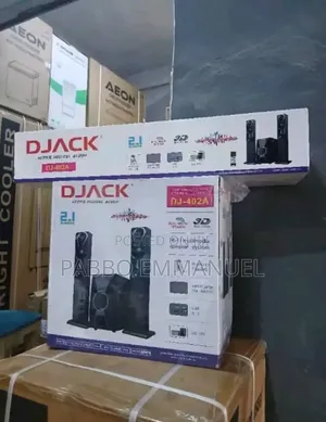 Djack Home Theater System With 2 Tall Boys Speakers