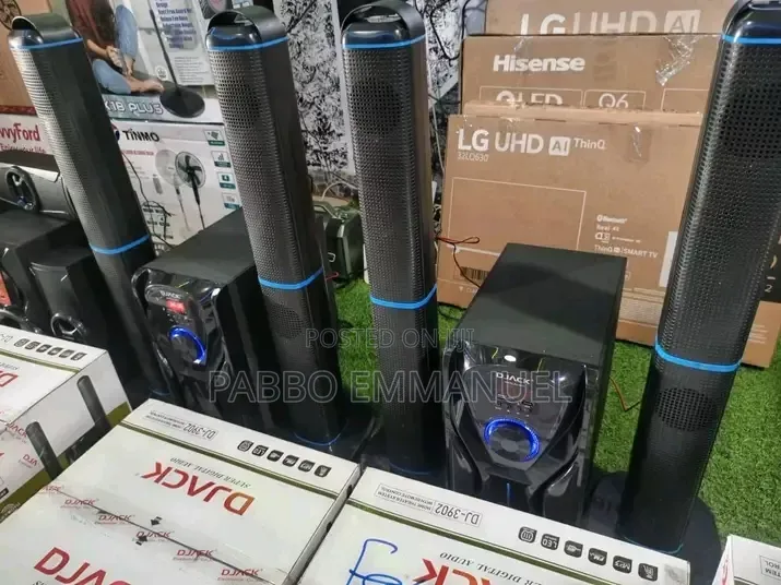 Djack Home Theater System With 2 Tall Boys Speakers