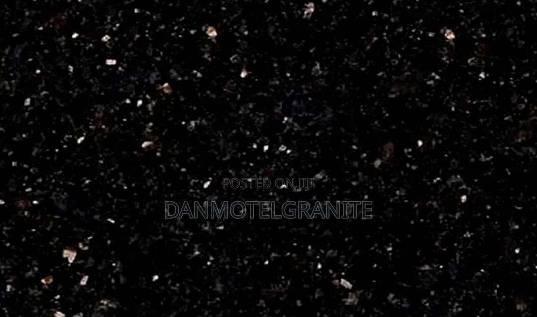 Premium Black Galaxy Granite Kitchen Worktop – Luxury Durability