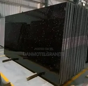 Premium Black Galaxy Granite Kitchen Worktop – Luxury Durability