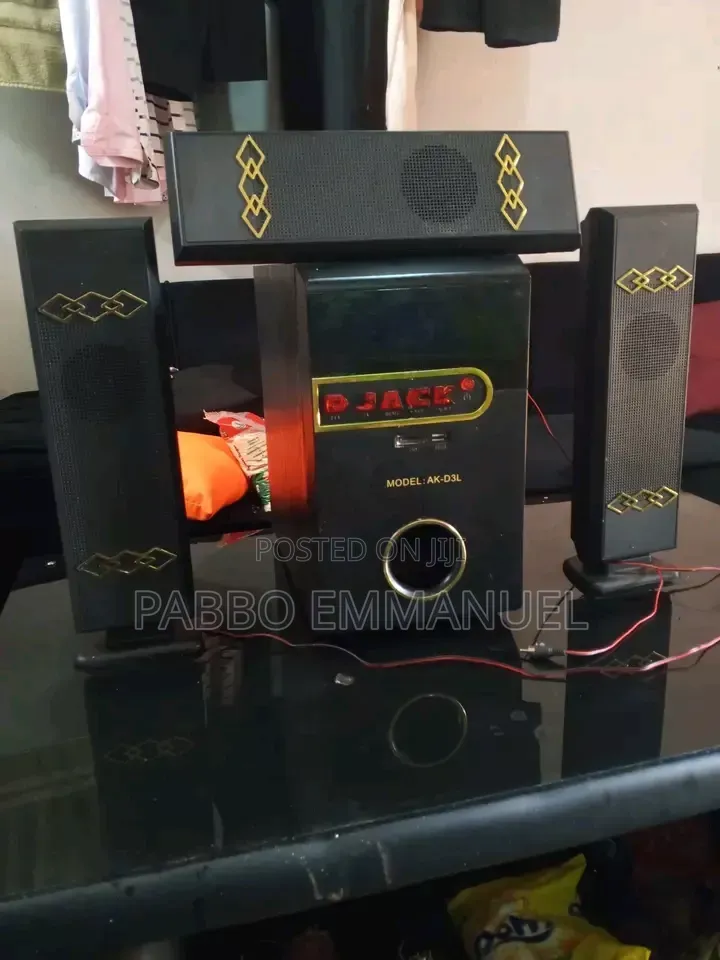 Djack Crystal Sounds Boom. Bass Sounds Home Theater System
