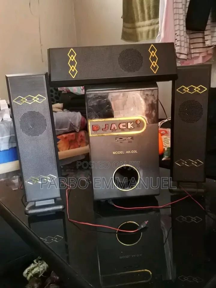 Djack Crystal Sounds Boom. Bass Sounds Home Theater System