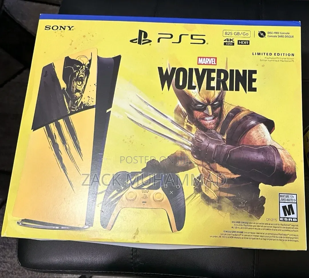 Playstation 5 Slim Digital Wolverine Edition