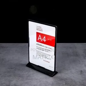Desktop Display Board, Used as a Menu or Sign Holder for Restaurants