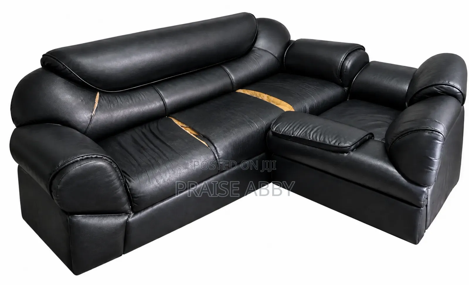 Used Leather Sofa 3:1