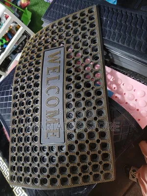 Heavy-Duty, Black Door Mat