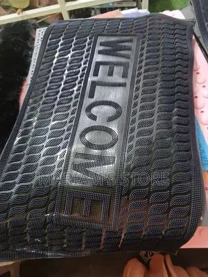 Heavy-Duty, Black Door Mat
