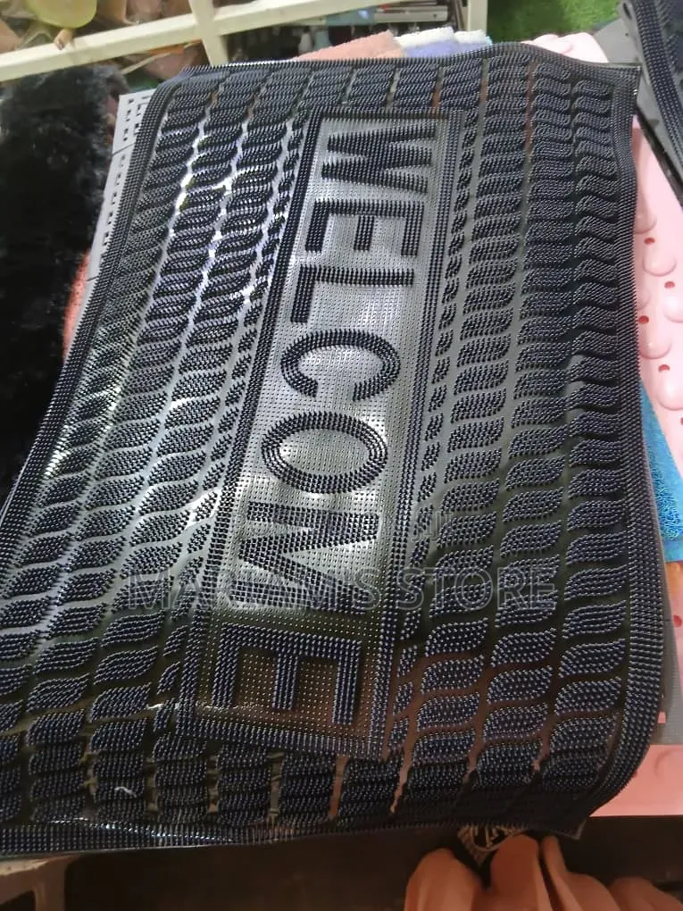 Heavy-Duty, Black Door Mat