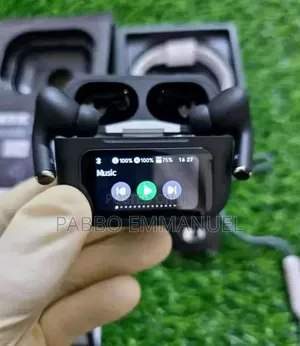A9 Noise Cancellation Earbuds With a Screen Display