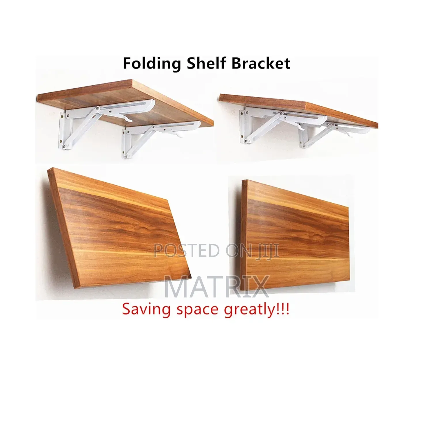 Folding Shelf Bracket Heavy-Duty