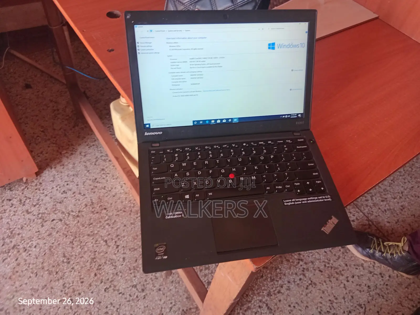 Laptop Lenovo ThinkPad 240X 8GB Intel Core i7 SSD 500GB