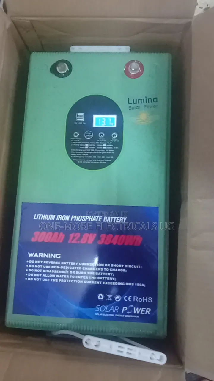 Lumina Lithium Iron Phosphate Battery 300ah/12volts